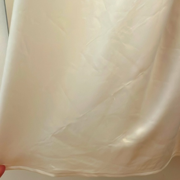 Abercrombie White Plunge Cowl Back Maxi Dress - Picture 3 of 3